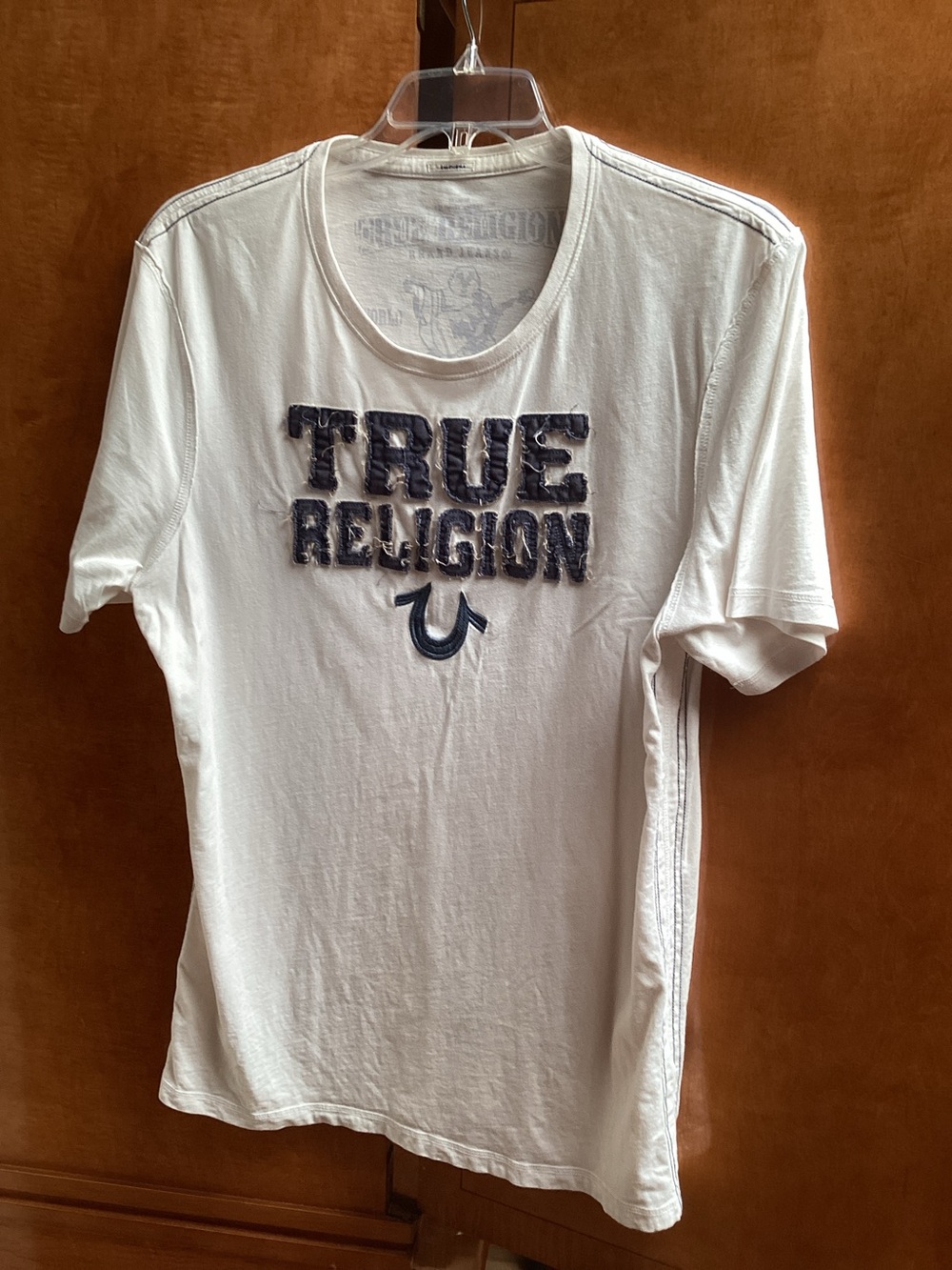 True Religion White Logo Tee. 771